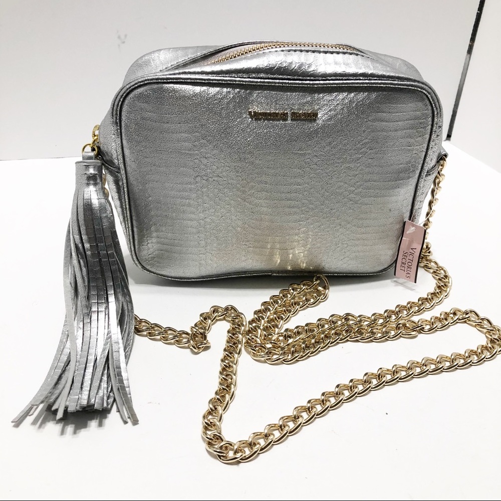 NWT Victoria’s Secret Metallic‎ Snakeskin Crossbody